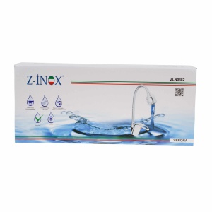 Baterie bucatarie Zilan, inox, monocomanda, pipa flexibila, 2 jeturi, cartus ceramic 35mm, 360°, 30x15x50 cm, ZLN0382 - Img 3