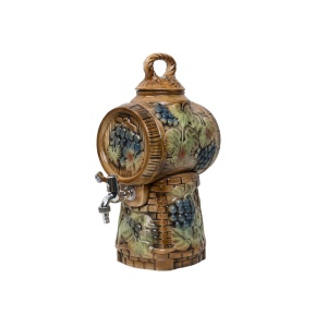 Butoi de vin Zilan, ceramica, capacitate 3L, robinet, 45cm x 20cm x 24cm, EXT10239 - Img 1