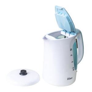 Cana fierbator Zilan 2.5L, 1850-2200W, plastic alb, rotatie 360 grade, oprire automata, ZLN1673 - Img 5