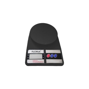 Cantar de bucatarie digital Zilan, max 10kg, 15.5x22.5x4 cm, negru, baterii incluse, ZLN9076 - Img 1