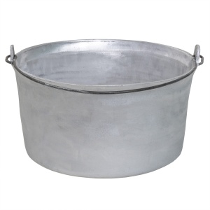 Ceaun aluminiu Zilan 25L, fund drept, 25x25x30 cm, EXT8036_1