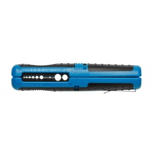 Cleste dezizolator Hogert pentru cablu 0.5-6.0 mm², constructie din otel SK5, maner anti-alunecare, dimensiuni compacte, HT1P102