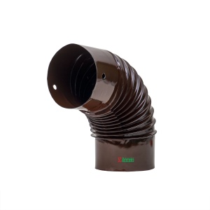 Cot emailat Zilan pentru evacuare fum, diametru 120mm, lungime 33cm, 33x13x13 cm, 1kg, ZLN7215 - Img 2