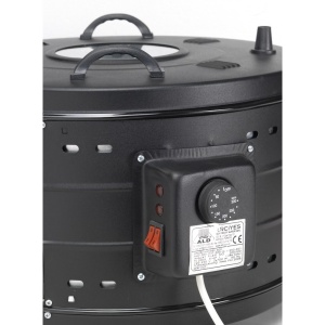 Cuptor electric Zilan 1200W, diametru 45cm, capacitate 23l, termostat reglabil 50-300 grade, sticla rezistenta la caldura, indicator luminos, tava, ZLN8917 - Img 6