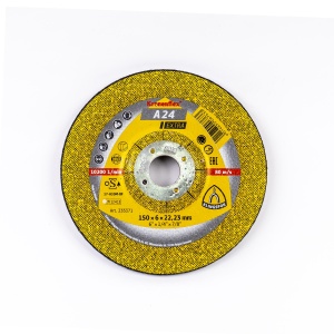 Disc polizat Klingspor 150x6mm, metal, tip taiere uscata, compatibil polizor unghiular, diametru interior 22.23mm, EXT235371