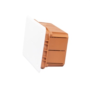 Doza de legatura Gewiss, 152x98x70mm, IP40, capac alb, patrat, rosie, GW48004 - Img 1