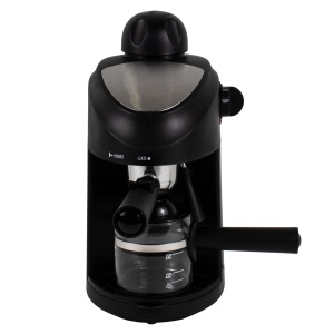 Espressor manual Zilan cu functie spuma cappuccino, 800W, plastic, negru, 0.5l, 2 cesti, tava detasabila, ZLN3154 - Img 2