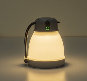 Felinar Zilan cu 5 moduri de intensitate a luminii, putere 10W, gri, diametru 12.5cm, inaltime 17cm, incarcare USB, ZTS8218 - Img 4