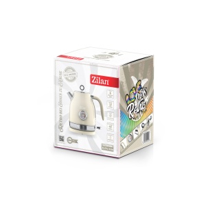 Fierbator Zilan 1.7l, putere 2200W, rotire 360 grade, oprire automata, 20x18x24 cm, ZLN1184 - Img 2