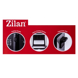 Friteuza Zilan, 1600W, capacitate ulei 2.5L, termostat, fereastra de supraveghere, 25x30x23 cm, ZLN0010 - Img 3