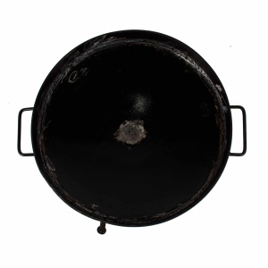 Gratar disc Z-tools, 51 cm diametru, 51x51x27 cm, mobil, otel, dublu maner, margine non-scurgere, 10 Kg, EXT5718 - Img 3