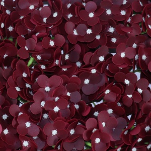 Hortensii sapun Love, pachet 36 flori, burgundy, 10 cm diametru, 6 cm inaltime, CD3444-VISINIU - Img 3