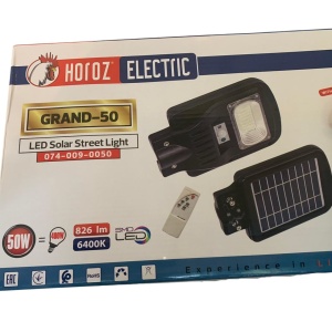 Lampa solara Zilan pentru iluminat stradal, 826 lm, 50W, 6400K, IP65, 312mmx213mmx63mm, EXT074-009-0050 - Img 6