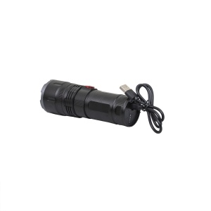 Lanterna de mana LED Z-TOOLS, 5 moduri de intensitate, incarcare USB, lungime maxima 18.5cm, lungime minima 15.5cm, diametru 5.5cm, ZTS8231
