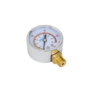 Manometru Z-TOOLS pentru verificarea presiunii 10bar, diametru 52mm, dimensiuni 7x5x3 cm, greutate 1kg, ZTS8374