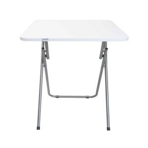 Masa plianta Zilan, MDF 60x60x72cm, picioare metal vopsite, ideala pentru casa sau camping, ZLN7002 - Img 1