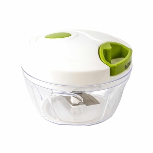 Mini-CHOPPER manual Floria, marunteste legume, zarzavaturi, verdeturi, fructe, alb/verdict, rotund, ZLN2607