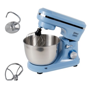 Mixer cu bol Zilan, inox, 4.5L, 1000W, 6 trepte viteza, 36x22x28 cm, ZLN3192 - Img 1