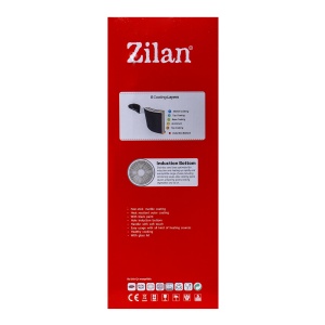 Oala cu capac sticla Zilan, 24 cm, 3L, aluminiu, emailat, negru, cod ZLN0843 - Img 7