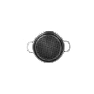 Oala cu capac Zilan, inox, antiaderent, diametru 24cm, 4.3l, compatibila inductie, ZLN9648 - Img 2