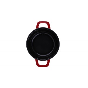 Oala din fier turnat Zilan, 2.1L, diametru 24cm, inaltime 7cm, compatibila inductie, gaz, electric, cuptor pana la 280grade C, ZLN0958 - Img 3
