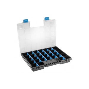 Organizator depozitare Zilan, 16", capac ermetic transparent, maner confortabil, 39.9x30.5x5 cm, HT7G026