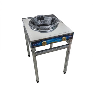Pirostrie cu suport inox Z-TOOLS, 1 arzator, alimentare cu gaz GPL, 43x52x64 cm, ZTS8497 - Img 1
