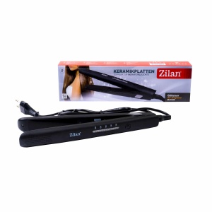 Placa de indreptat parul Zilan, ceramica, 30W, negru, 200C, 5 trepte temperatura, 240V, ZLN1260 - Img 4