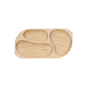 Platou servire Zilan din lemn natural de fag, ideal pentru fripturi, aperitive si peste, atmosfera rustica, 30x20x5 cm, EXT6176 - Img 2