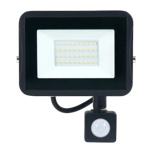 Proiector cu led Zilan, 30W, 3380lm, lumina calda 6400K, waterproof IP65, dimensiuni 136x40x176mm, senzor de miscare, EXT068-011-0030 - Img 1
