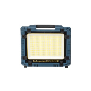 Proiector LED Zilan 200W, incarcare solara si USB, IP66, dimensiuni 26x22x8 cm, ZTS8672