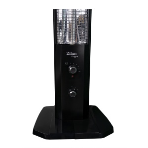 Radiator electric Zilan, 1800W, 1 element, negru, 115x105x115 cm, ZLN3123 - Img 3