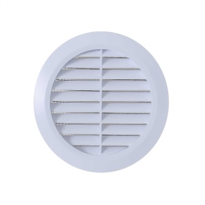Rama aerisire Zilan, plastic alb lucios, 110mm, rezistenta UV, EXT7194