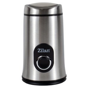 Rasnita electrica Zilan, inox, putere 150W, capacitate 50g, sistem de siguranta, 10x20 cm, ZLN8013