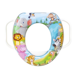 Reductor WC copii Z-TOOLS, cu manere, burete moale, dimensiuni 30x28 cm, interior 17x13 cm, ZTS9105 - Img 1