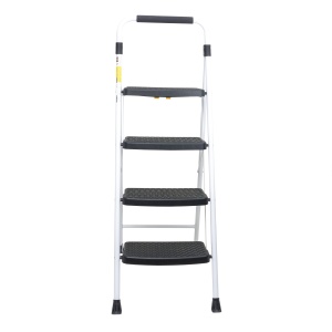 Scara metalica Z-TOOLS cu 4 trepte, pliabila, 46cm lungime, 75cm latime, 130cm inaltime, greutate maxima 150kg, ZTS8092 - Img 2