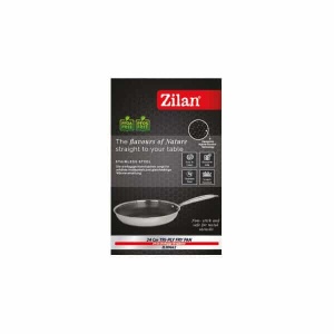 Tigaie Zilan inox, antiaderent, diametru 24 cm, capacitate 1.4l, compatibila cu inductie, ZLN9662 - Img 3