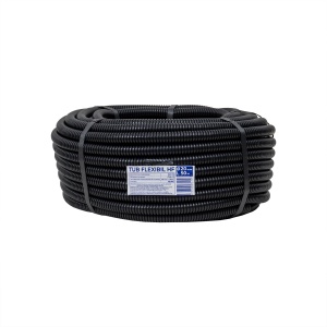 Tub flexibil PVC Zilan, diametru 20mm, lungime 50m, protectie cabluri electrice, 36x36x12 cm, 1kg, EXT10804