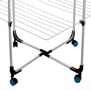 Uscator rufe vertical Zilan, mobil, suport umerase, pliabil, 30m, 70x70x133 cm, ZLN4182 - Img 2
