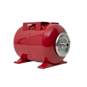 Vas de expansiune Z-TOOLS, 24l, otel, orizontal, cilindric, rosu, 44cm x 23cm x 30cm, ZTS5708 - Img 2