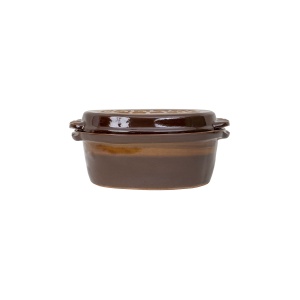 Vas roman Z-TOOLS, glazurat, 4l, 35x25x16cm, lut, maro, EXT10365 - Img 1