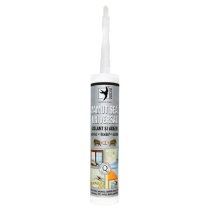 Adeziv universal Zilan, alb, 290 ml, rezistent, elastic, intarire rapida, utilizare pe metal, beton, lemn, D1184111 - Img 1