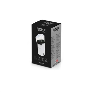 Aparat popcorn Zilan fara ulei, 1200W, capacitate 60gr, alb, 220-240V, ZLN9044 - Img 2