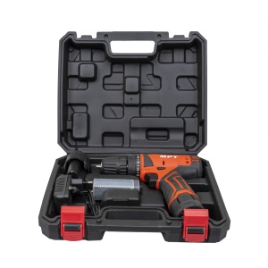 Bormasina MPT cu 2 acumulatori Li-Ion, 12V, 1.5AH, 1.5W, pentru lemn, metal, rigips, beton, otel, 30x26x9 cm, 3kg ZTS5721 - Img 2