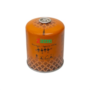 Butelie gaz Zilan, 450g, alimentare la gaz, filet 10mm, dimensiuni 11x11x13.5 cm, ZLN6002
