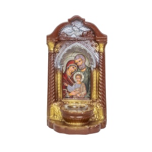 Candela Zilan 29cm, lungime 16cm, latime 12cm, lucrata manual, cod EXT9919 - Img 1