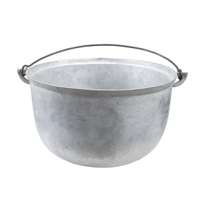Ceaun aluminiu Zilan, 25L, diametru 39 cm, inaltime 25.5 cm, grosime 5 mm, fara capac, EXT8036