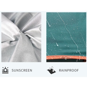 Cort de camping Z-TOOLS pentru 4 persoane, impermeabil, 200x200x150 cm, 2 usi, rezistent la vant, ZTS8464 - Img 6