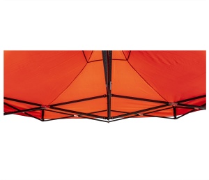 Cort pavilion metalic Zilan, impermeabil, 3x3m, rosu, structura otel, 17kg, CC9849_rosu - Img 3