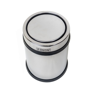 Cos menajer Zilan, capacitate 8L, inox, rotativ, cilindru, 29x20.5x20.5 cm, ZLN4575 - Img 3